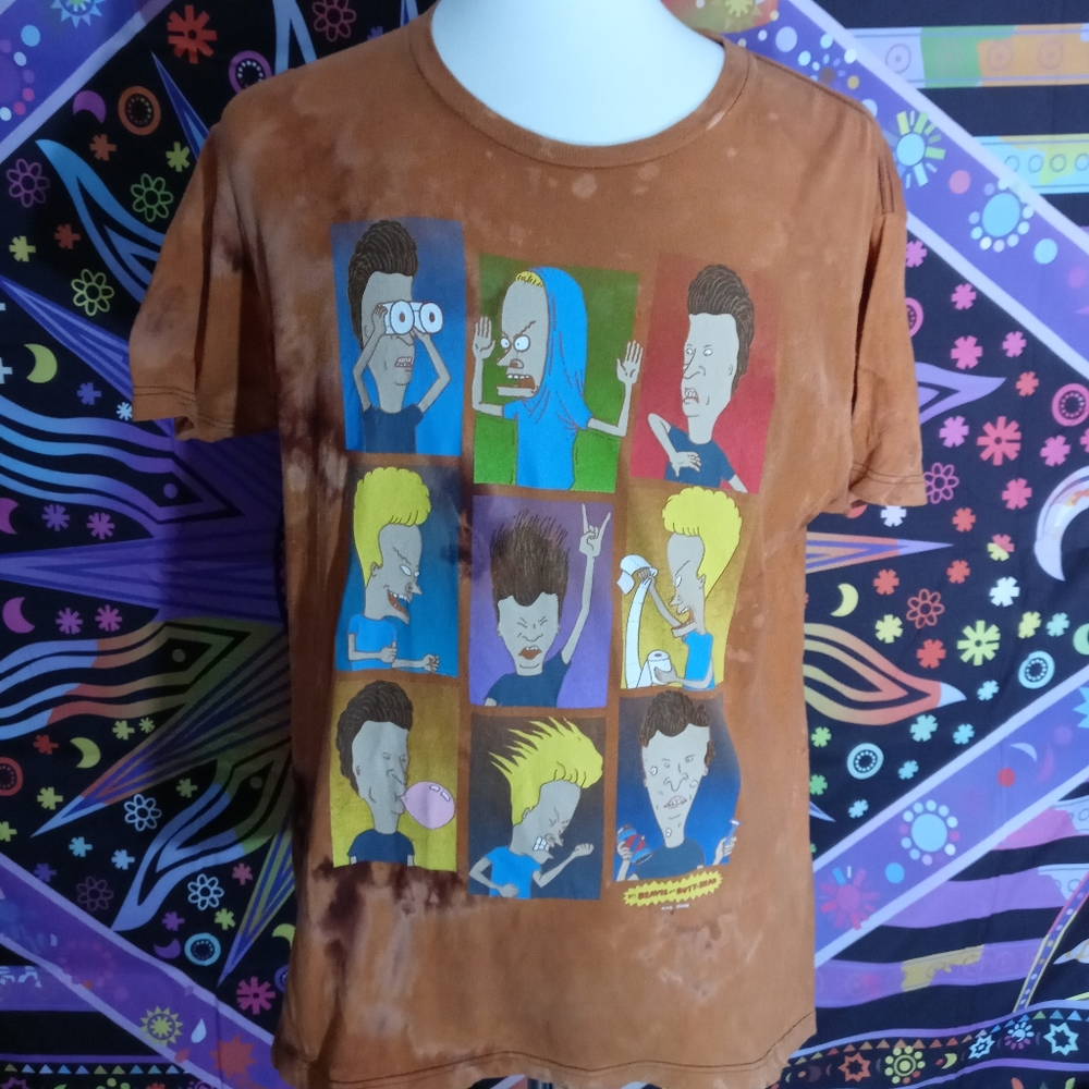 Bleached Tie-Dye Made With Good Vibes By Me!
